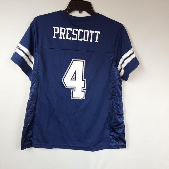 Dak Prescott 4 Players Jersey Women's Dallas Cowboys Navy Blue NWT Sz Large - Picture 10 of 12